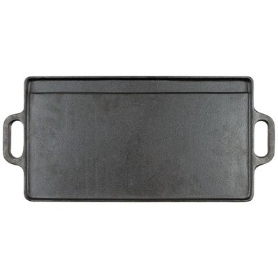 Ruszt żeliwny 50 x 23 x 1,5 cm CZARNY