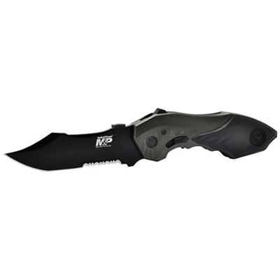 Nóż z wyrzutnikiem S&W MILITARY POLICE BLACK