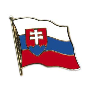 Odznaka flaga SŁOWACJA w locie