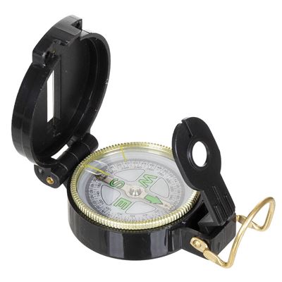 Składany kompas SCOUT plastikowy BLACK