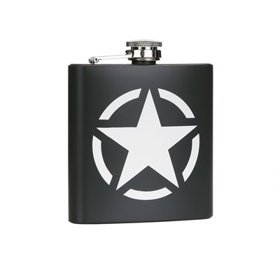 Kolba US ARMY STAR 170 ml NEREZ STEEL