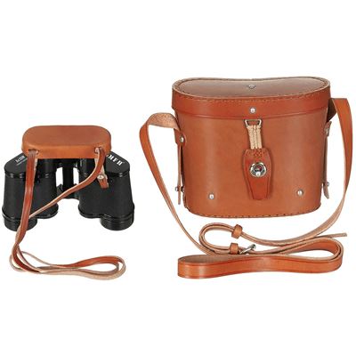 Lornetka 8x30 RETRO ze skórzanym futerałem