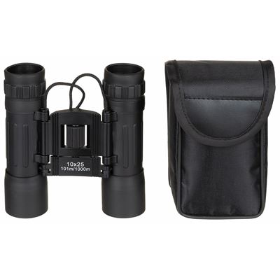 Składana lornetka MFH 10x25 CZARNA