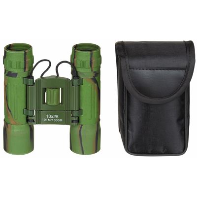 Składana lornetka MFH 10x25 WOODLAND