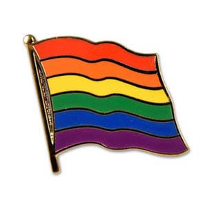 Odznaka z flagą LGBT