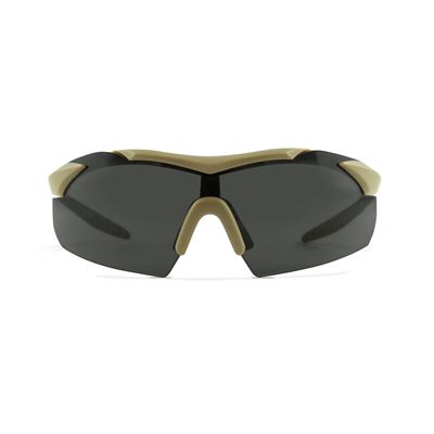 Okulary strzeleckie WX VAPOR zestaw 3 okularów oprawka TAN