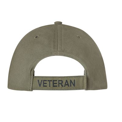 Czapka baseballowa VETERAN NAVY z flagą USA ZIELONA