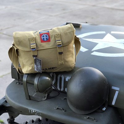 Torba na ramię 82nd AIRBORNE canvas SAND