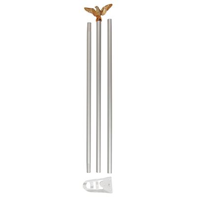 Maszt flagowy z orłem 180cm BIAŁY
