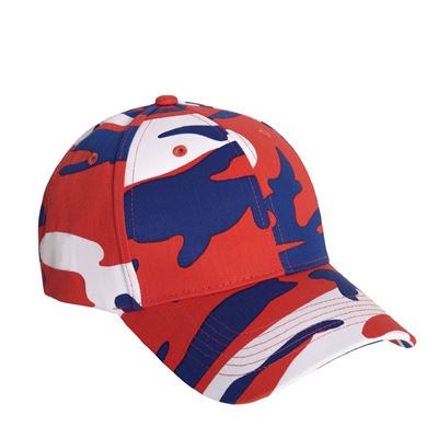 Czapka baseballowa Supreme Low Red / White / Blue Camo