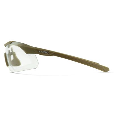 Okulary strzeleckie WX VAPOR COMM zestaw 3 okularów oprawka TAN