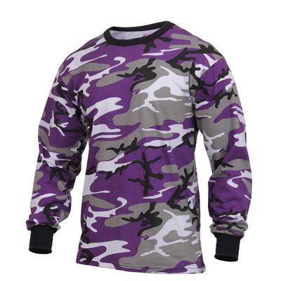 Koszulka z długim rękawem VIOLET CAMO