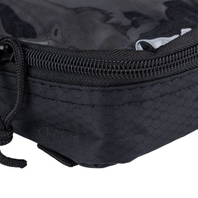 Etui HEXAGON ORGANIZER przezroczyste, małe, CZARNY 101INC 359583-BLK 3