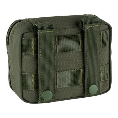 Etui HEXAGON ORGANIZER przezroczyste, małe, ZIELONE 101INC 359583-GR 3