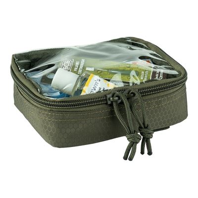 Etui HEXAGON ORGANIZER przezroczyste, małe, ZIELONE 101INC 359583-GR 4