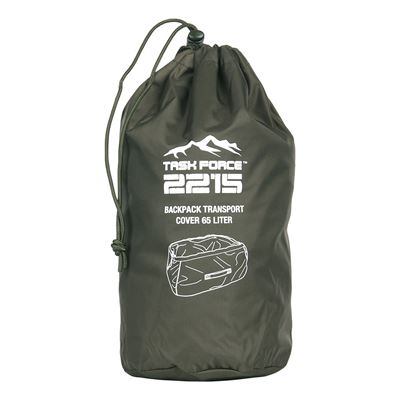 Torba transportowa plecaka ZIELONA Task Force 2215 359590 4
