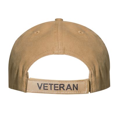 Czapka VINTAGE VETERAN z flagą USA COYOTE