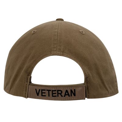 Czapka VINTAGE VETERAN z flagą USA COYOTE ROTHCO 35990 4