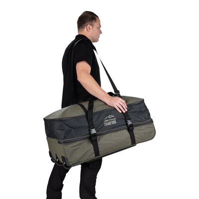 Torba wodoszczelna COMMANDER PRO na kółkach ZIELONA