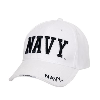 Czapka DELUXE NAVY baseball BIAŁA