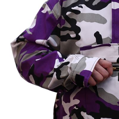 Kurtka z kapturem PARKA US VIOLET CAMO