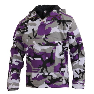 Kurtka z kapturem PARKA US VIOLET CAMO