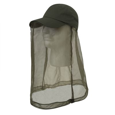 Czapka BASEBALL OPERATOR z moskitierą ZIELONA