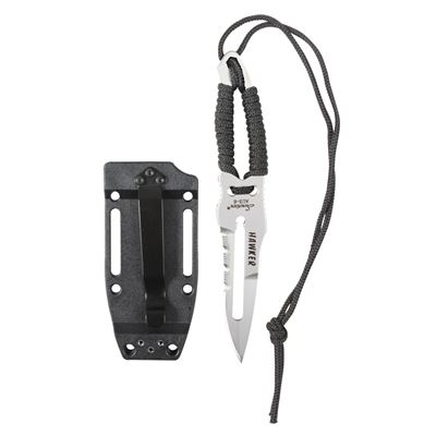 Nóż PARACORD z ostrą klingą ZIELONY/CZARNY