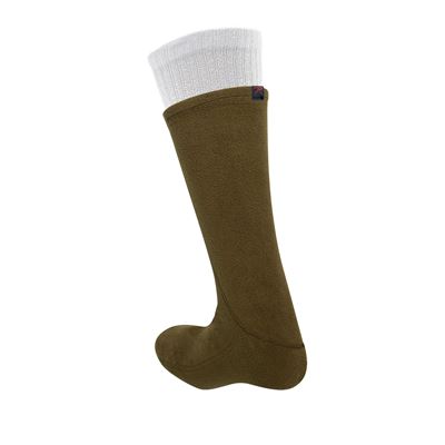 Skarpety - wkładki ocieplające POLAR fleece COYOTE BROWN