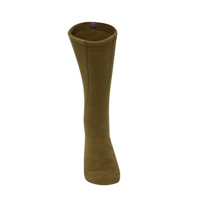 Skarpety - wkładki ocieplające POLAR fleece COYOTE BROWN