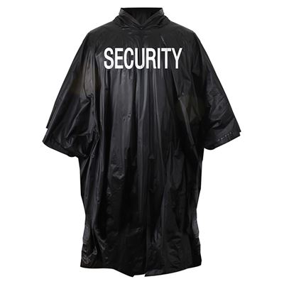Ponczo VINYL SECURITY CZARNE