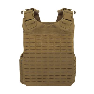Kamizelka LASER CUT MOLLE nosič plátů COYOTE BROWN