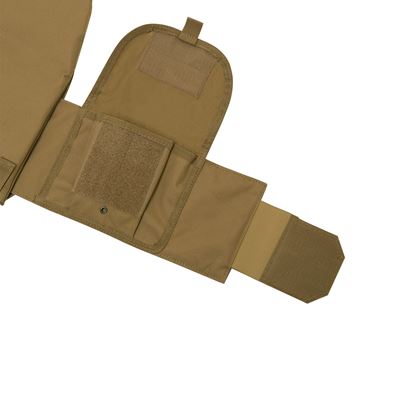Kamizelka LASER CUT MOLLE nosič plátů COYOTE BROWN