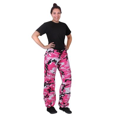 Spodnie damskie PARATROOPER PINK CAMO