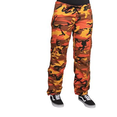 Spodnie damskie PARATROOPER ORANGE CAMO