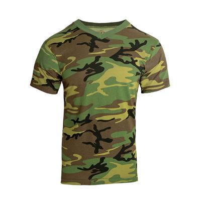 Koszulka V-NECK z krótkim rękawem WOODLAND