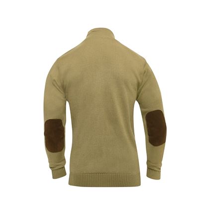 Sweter z 3 guzikami KHAKI