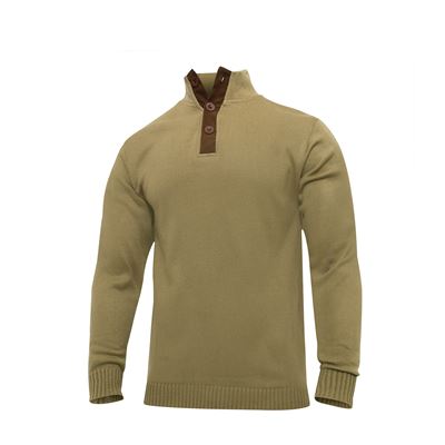 Sweter 3 guziki KHAKI
