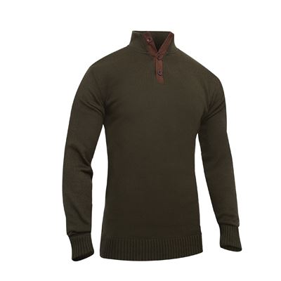 Sweter 3 guziki ZIELONY