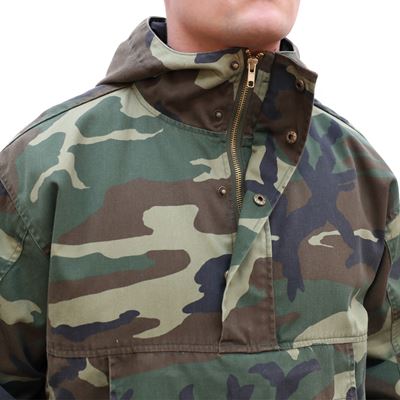 Kurtka z kapturem PARKA US WOODLAND