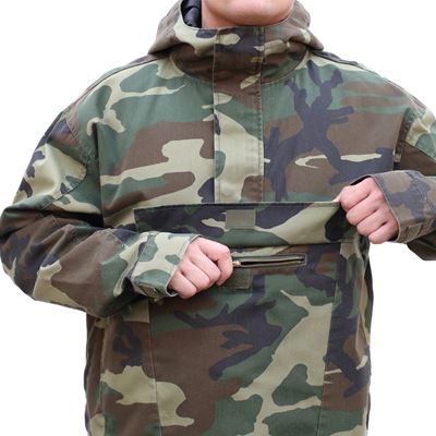 Kurtka z kapturem PARKA US WOODLAND