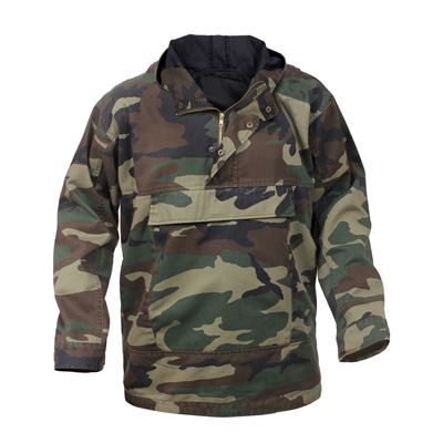Kurtka z kapturem PARKA US WOODLAND
