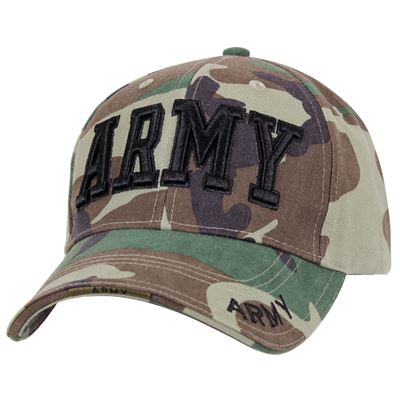 Czapka DELUXE ARMY baseball WOODLAND
