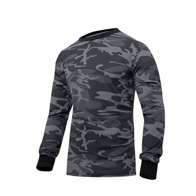 Koszulka z długim rękawem BLACK CAMO