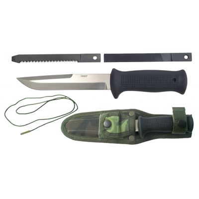 Nóż z ostrzem stałym UTON vz.75/MNS z pochewką vz.95 woods