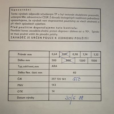 Sznurek do ładowania zwojów ARA 0,87 mm-800 mm