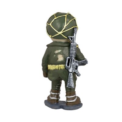 Figurka żołnierza-szkieleta 16,5 cm Albainox 39899 2