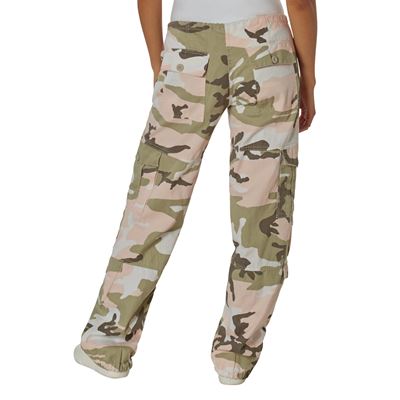 Spodnie damskie VINTAGE PINK CAMO