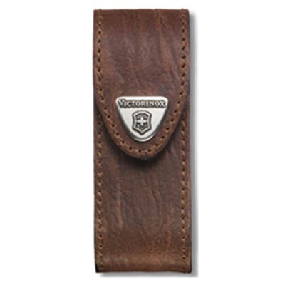 Skórzana pochewka na nóż 91mm 2-4 square BROWN