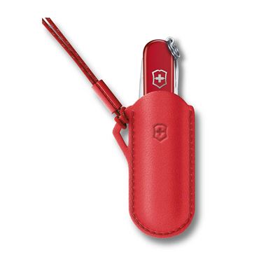 Skórzane etui na nóż CLASSIC SD CZERWONE